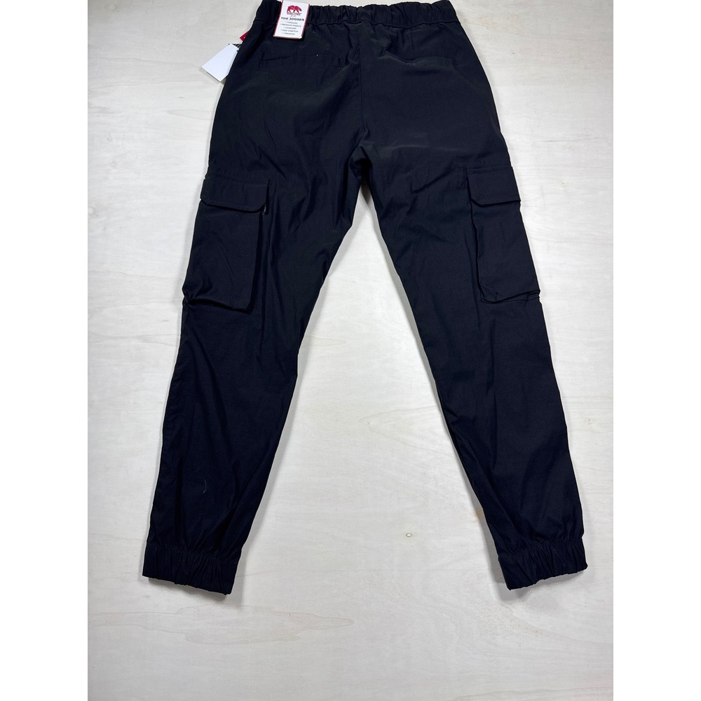 Ring of Fire Mens Tech Cargo Joggers Black Stretch Utility Pants Medium NWT - Picture 7 of 9